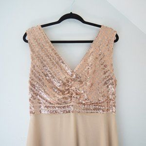 NWOT Shein Formal Dress Size US 12 EU 44 with Sequins